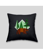 Brown bear cushion